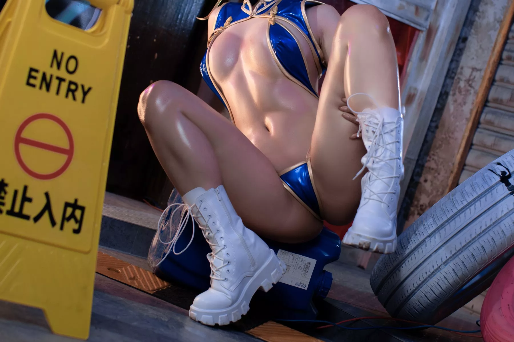 美人Cosplay Yuuhui 玉汇 街头霸王 春丽 全集修正