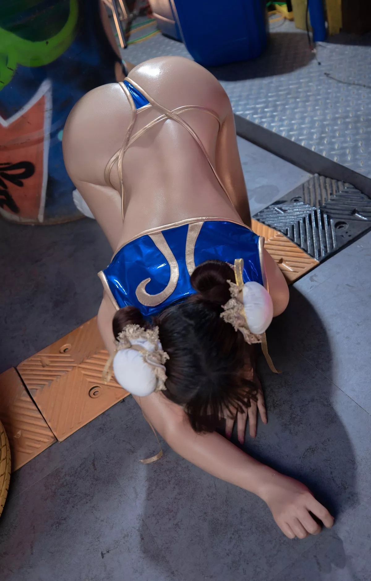 美人Cosplay Yuuhui 玉汇 街头霸王 春丽 全集修正