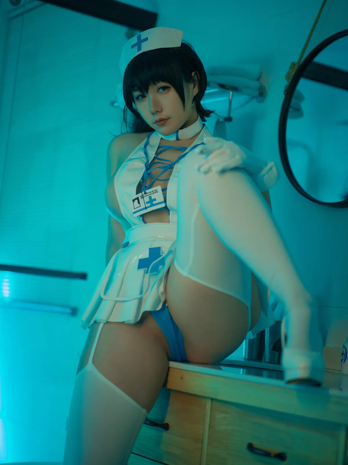 丽人Cosplay 麻花 麻花酱 碧蓝看护 全集修正