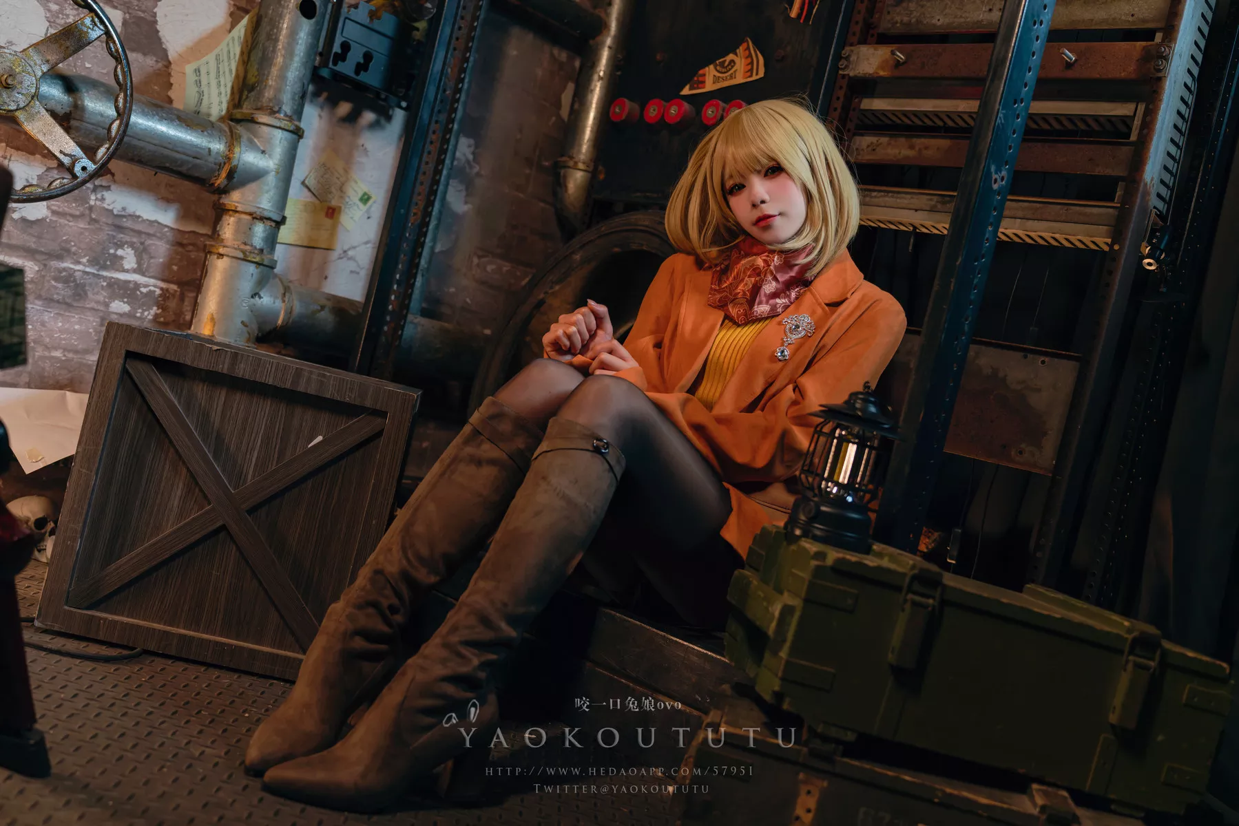 佳人Cosplay 黏黏团子兔 生化危机4重置版 阿什莉