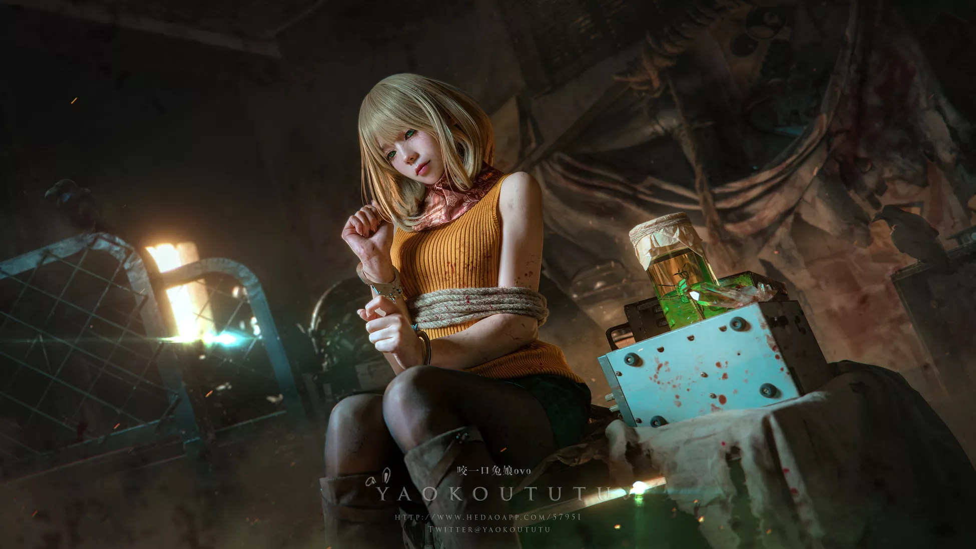 佳人Cosplay 黏黏团子兔 生化危机4重置版 阿什莉