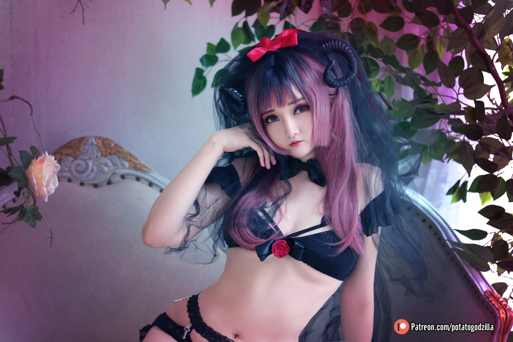 丽人Cosplay 风骚私拍 土豆哥斯拉 Lil Devil Bride