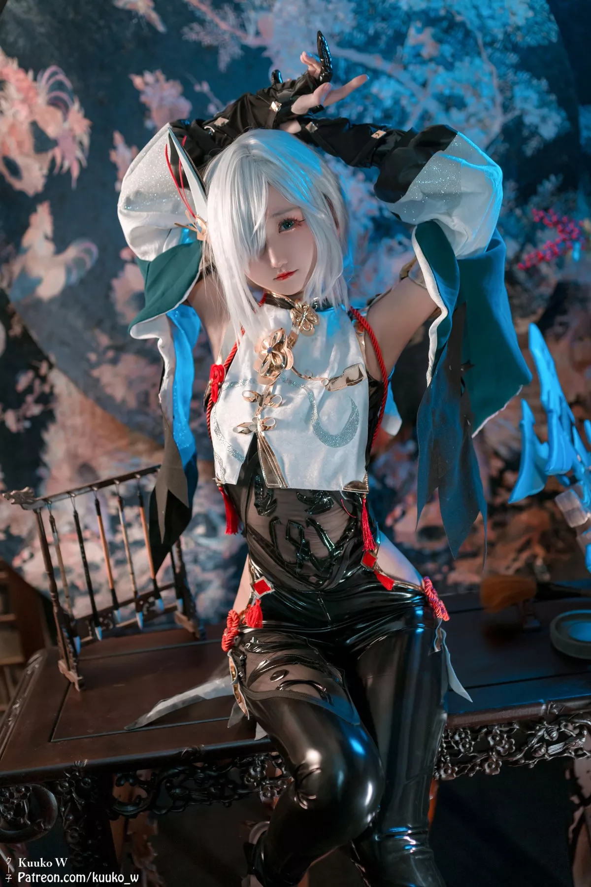 丽人Cosplay 风情私房 KuukoW 子 Shenhe 申鹤