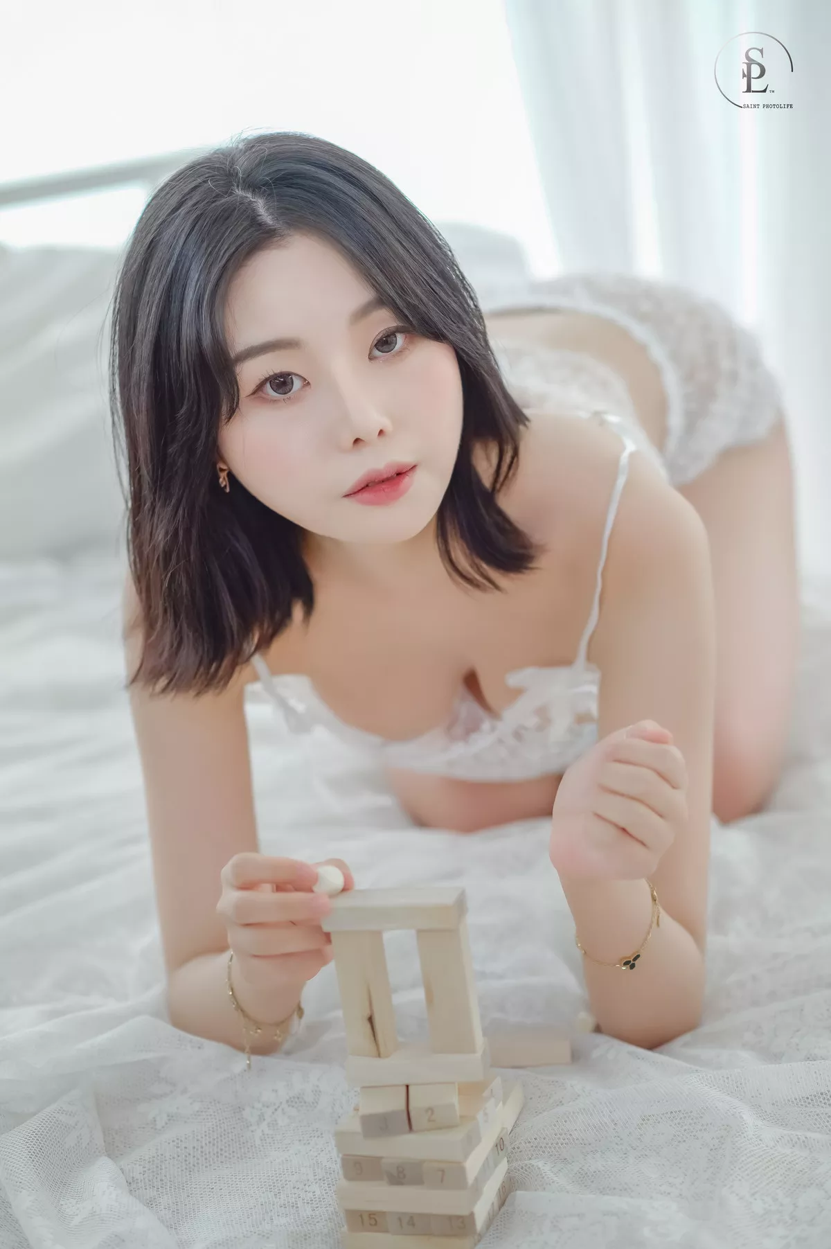 Yuna 【SAINT Photolife 遮挡生活】 高丽佳人摄影 Jenga(60P)