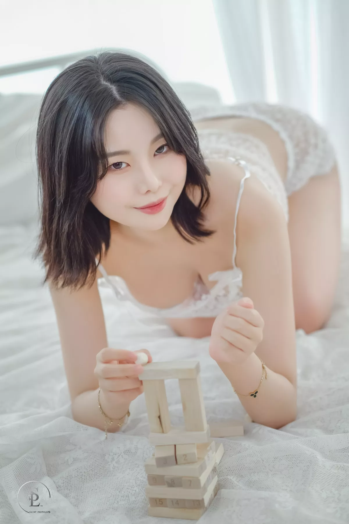 Yuna 【SAINT Photolife 遮挡生活】 高丽佳人摄影 Jenga(60P)