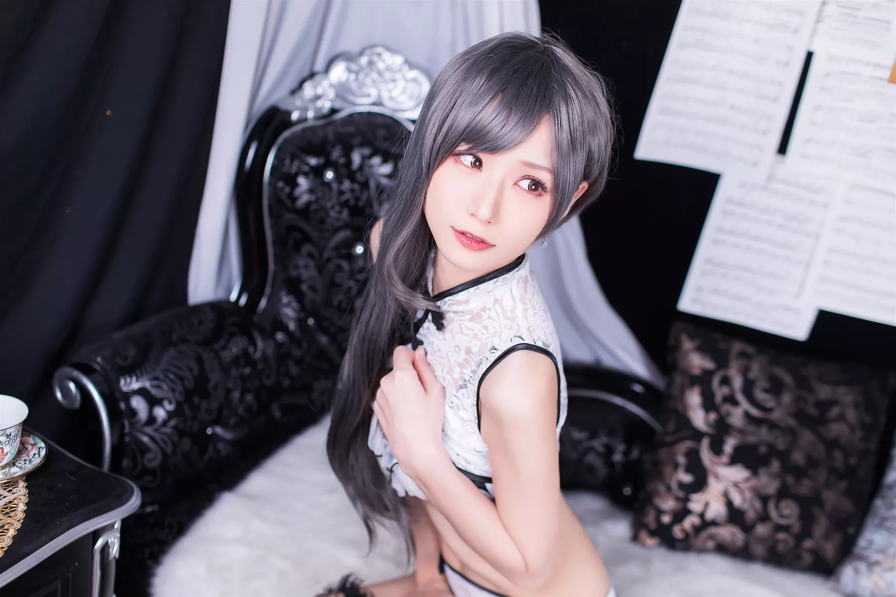 仙女Cosplay 魅魔私拍 莉酱 半无色中华风