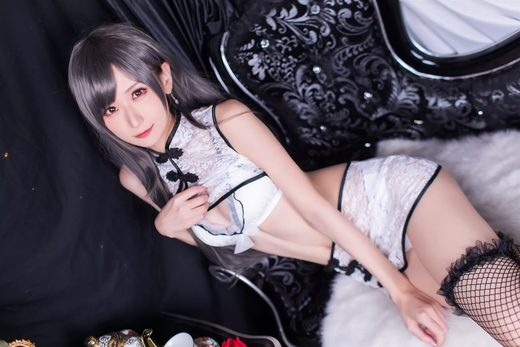 仙女Cosplay 魅魔私拍 莉酱 半无色中华风