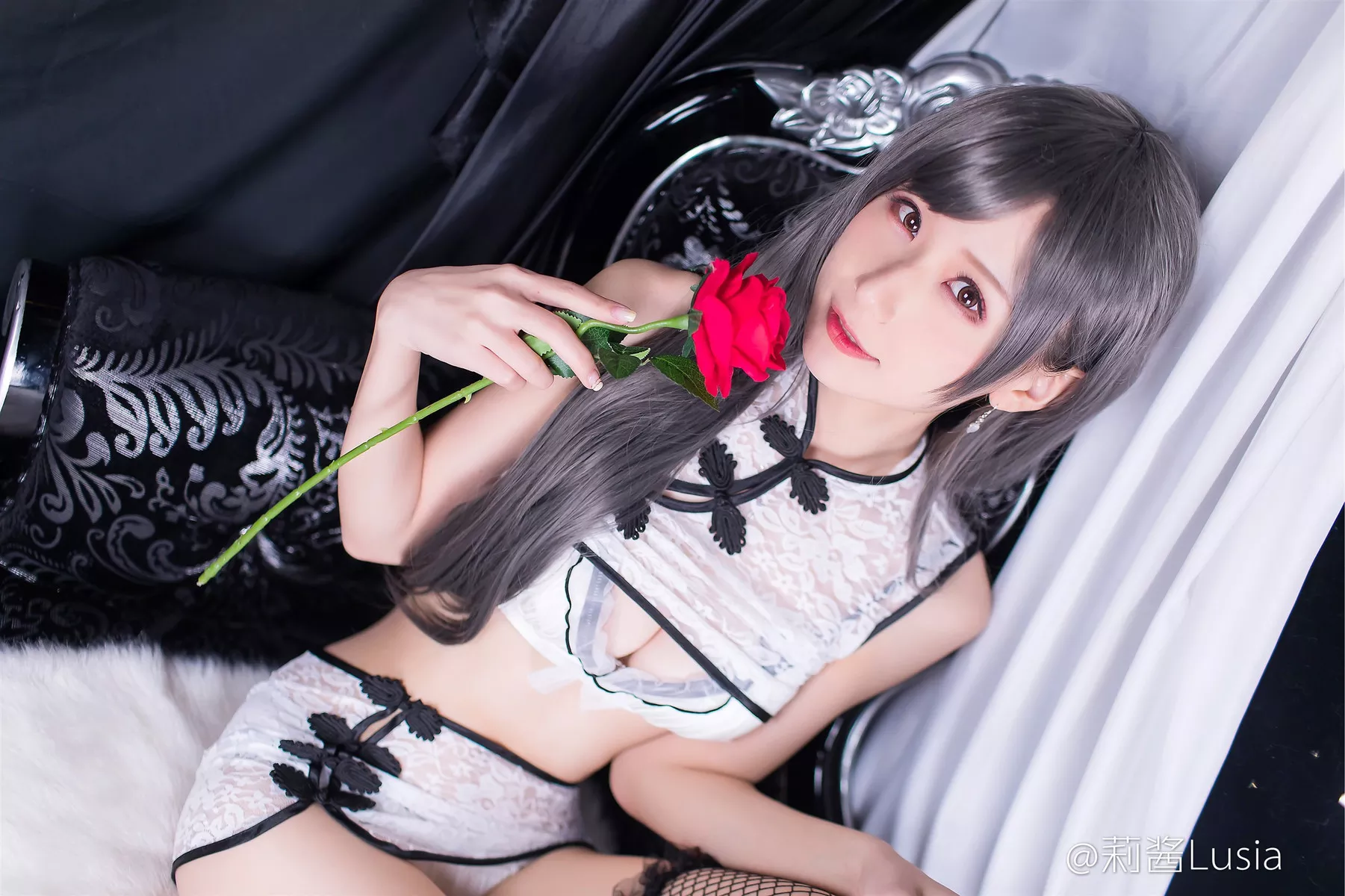 仙女Cosplay 魅魔私拍 莉酱 半无色中华风