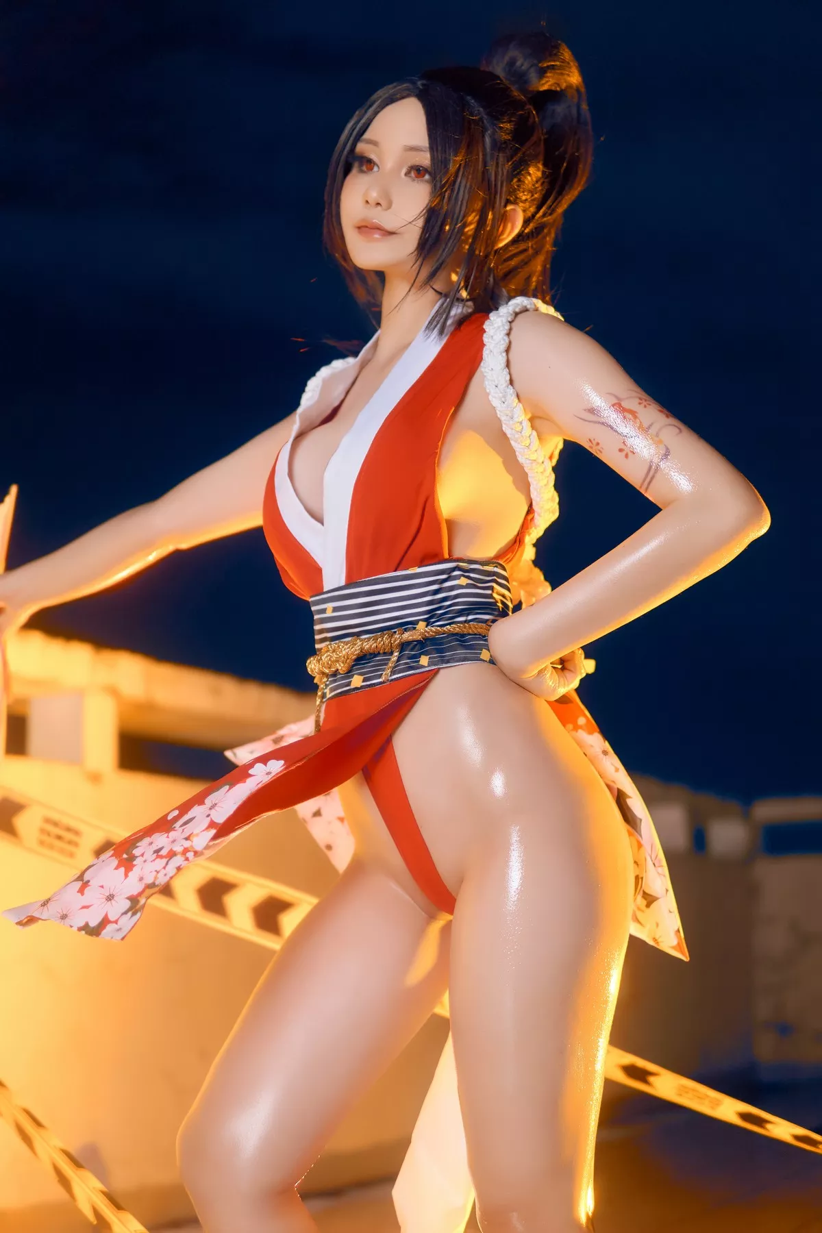 美女Cosplay 撩人私拍 JoyceLin 不知火舞 Mai Shiranui