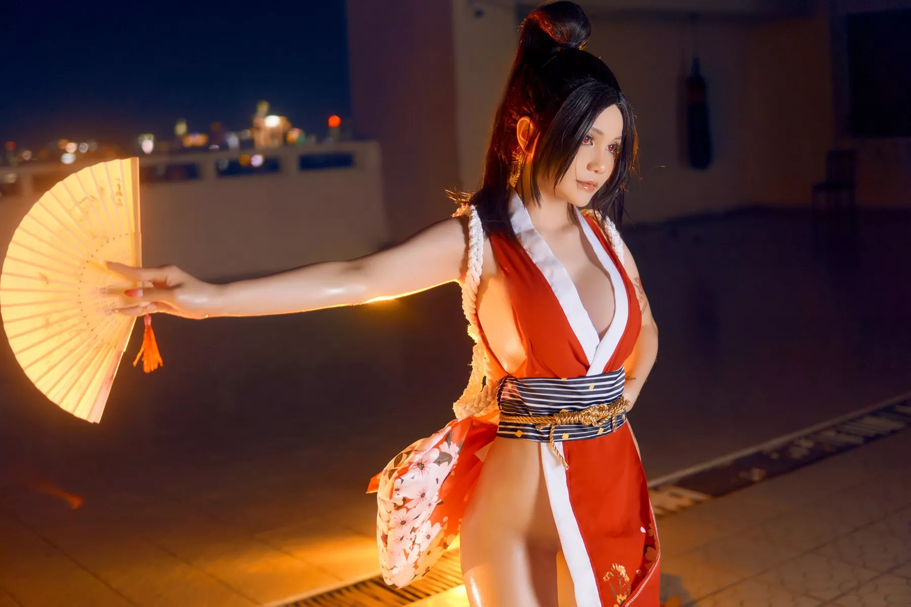 美女Cosplay 撩人私拍 JoyceLin 不知火舞 Mai Shiranui