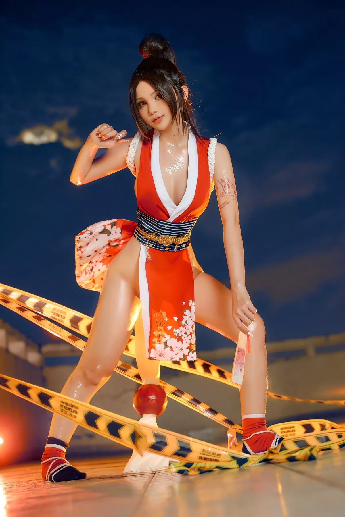 美女Cosplay 撩人私拍 JoyceLin 不知火舞 Mai Shiranui