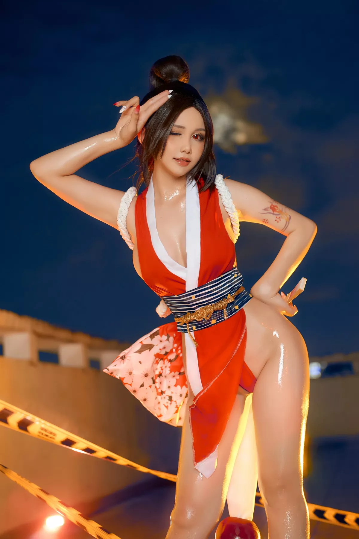 美女Cosplay 撩人私拍 JoyceLin 不知火舞 Mai Shiranui