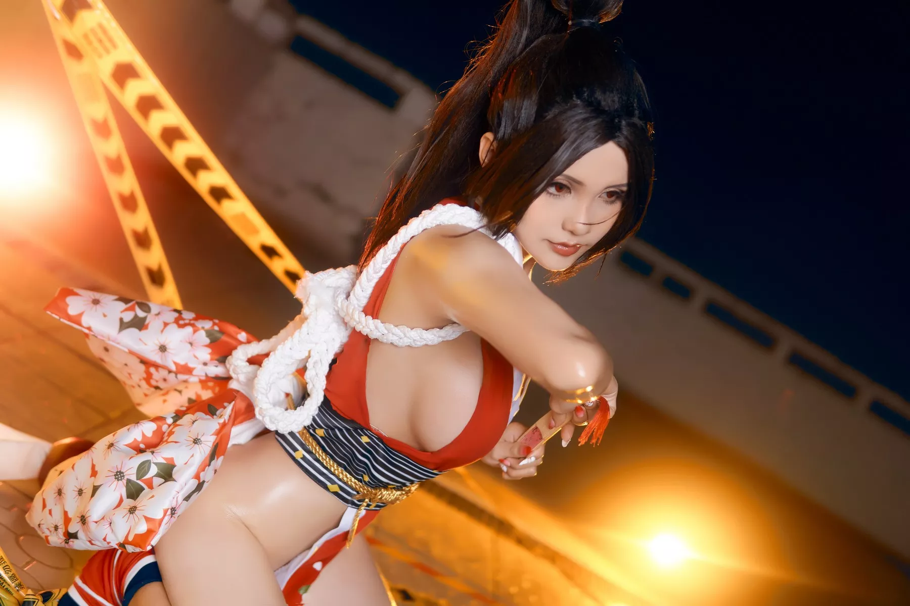 美女Cosplay 撩人私拍 JoyceLin 不知火舞 Mai Shiranui