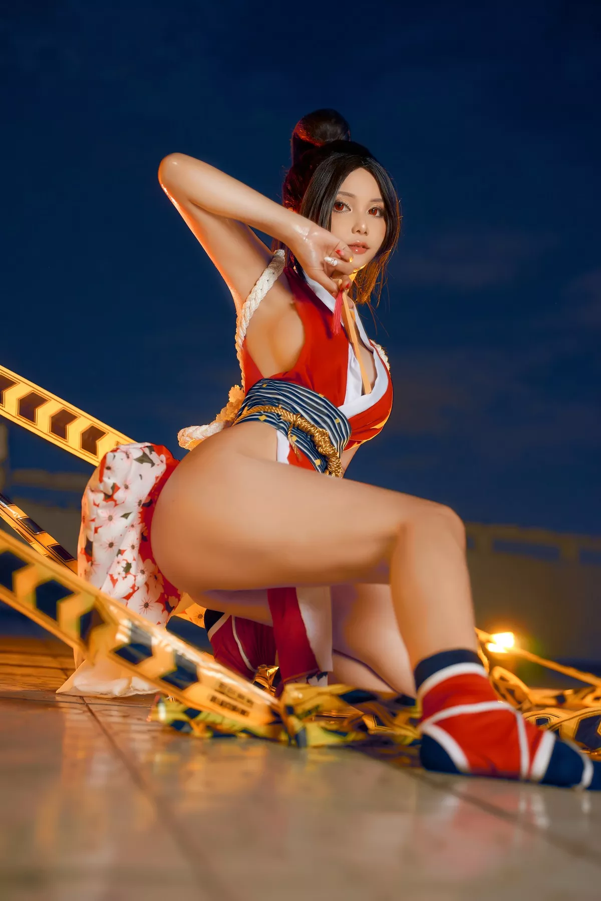 美女Cosplay 撩人私拍 JoyceLin 不知火舞 Mai Shiranui
