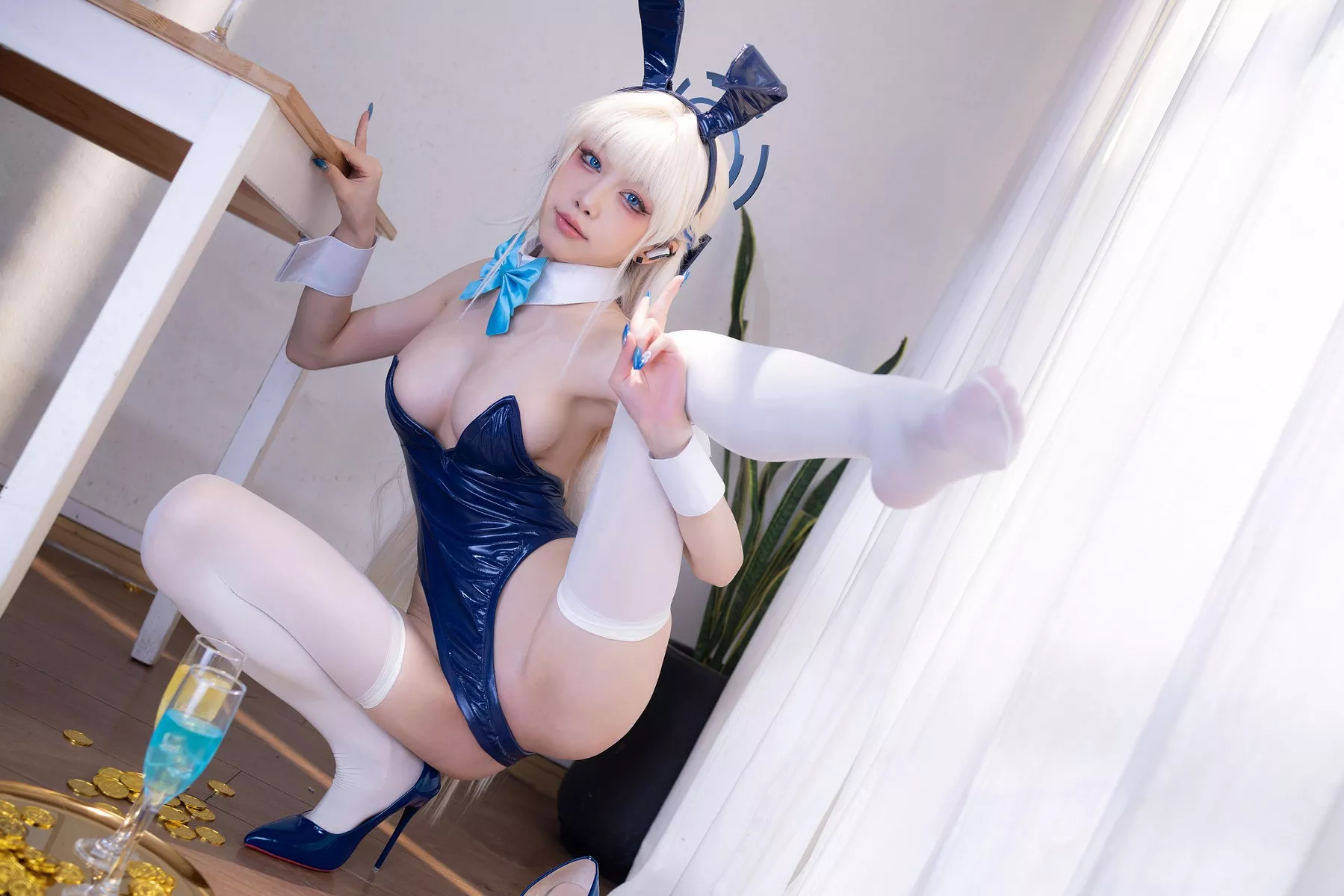 尤物Cosplay 水淼 Aqua 飞鸟马时 全集修正