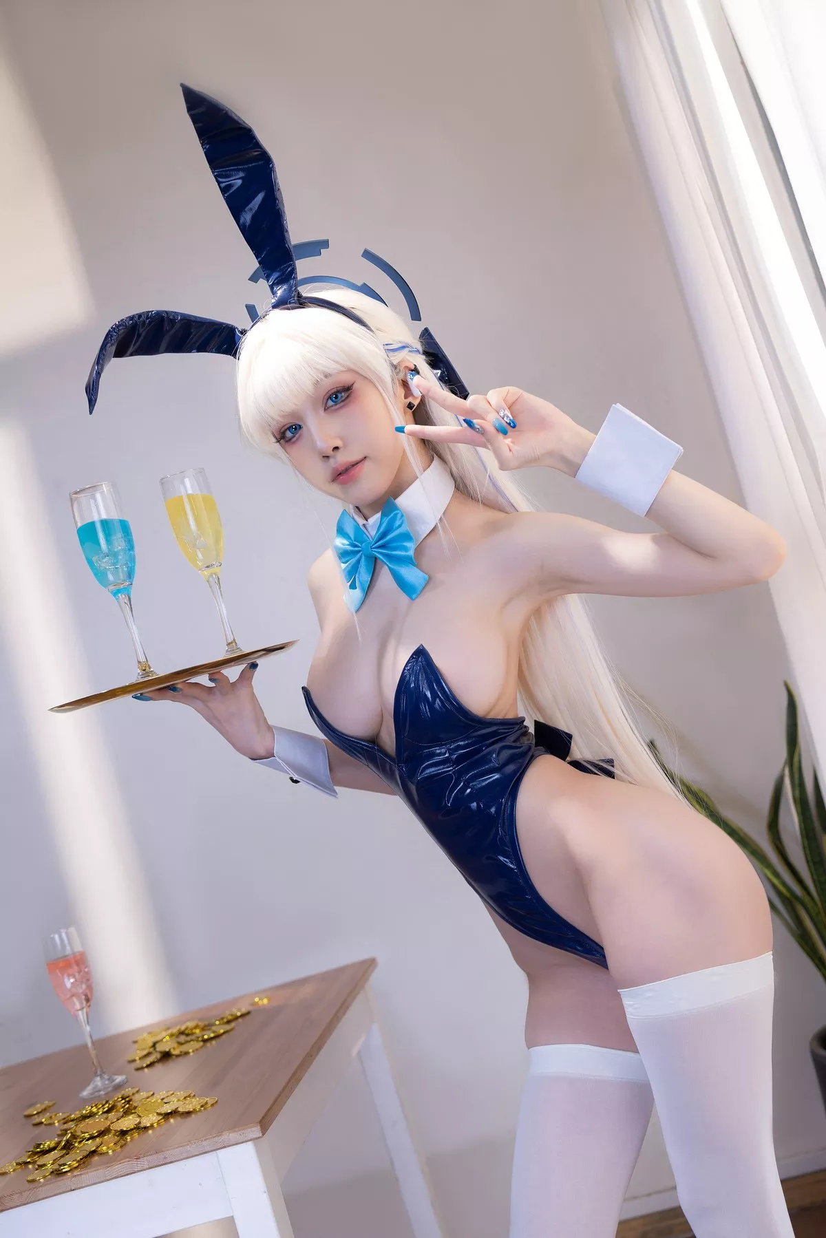 尤物Cosplay 水淼 Aqua 飞鸟马时 全集修正