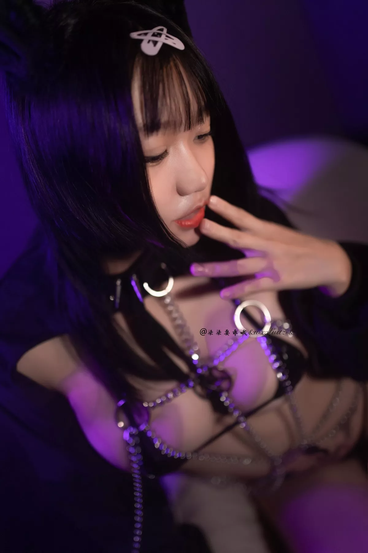 女神Cosplay 风格密拍 柒柒要乖哦 魅魔出差