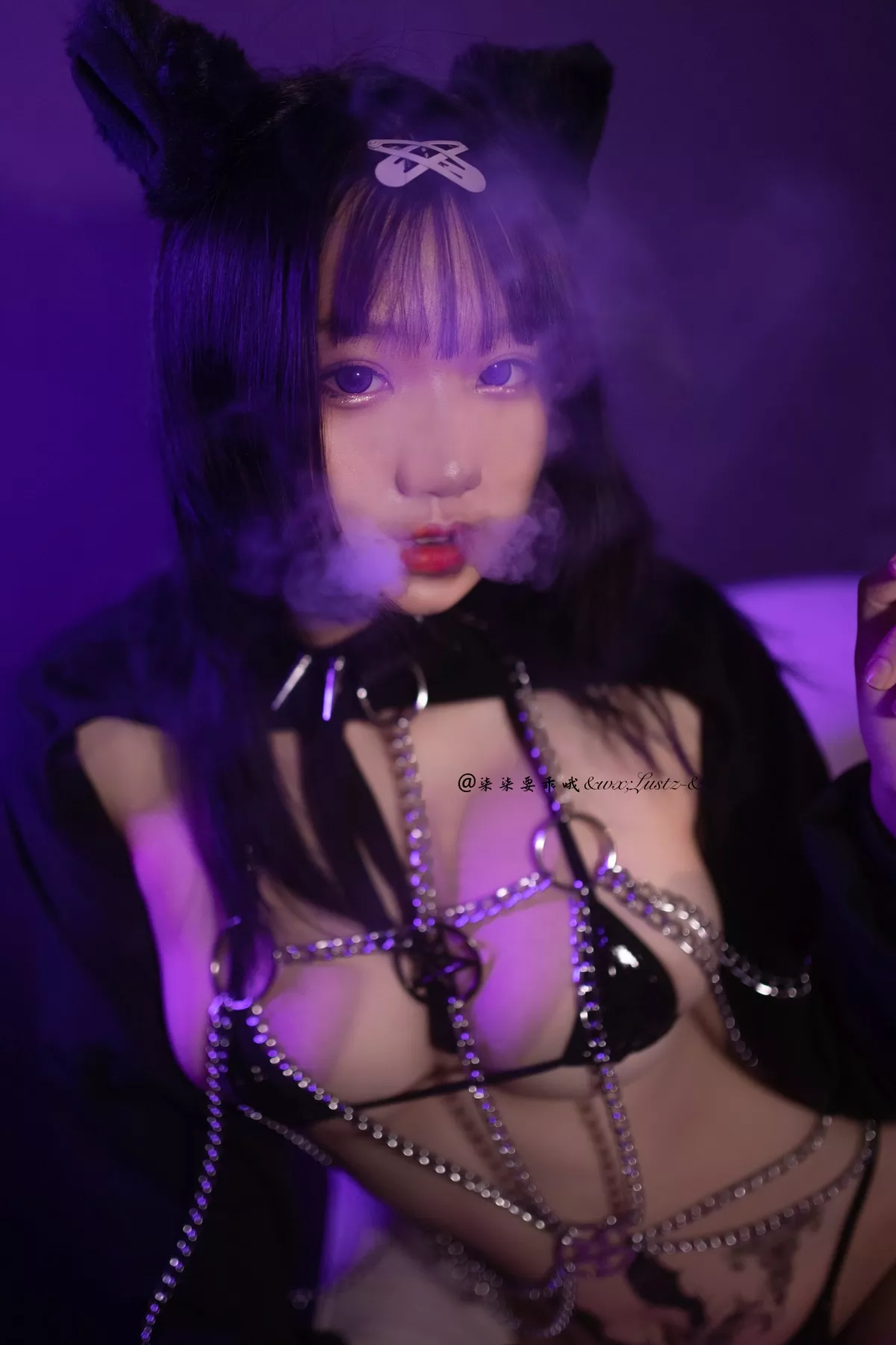 女神Cosplay 风格密拍 柒柒要乖哦 魅魔出差