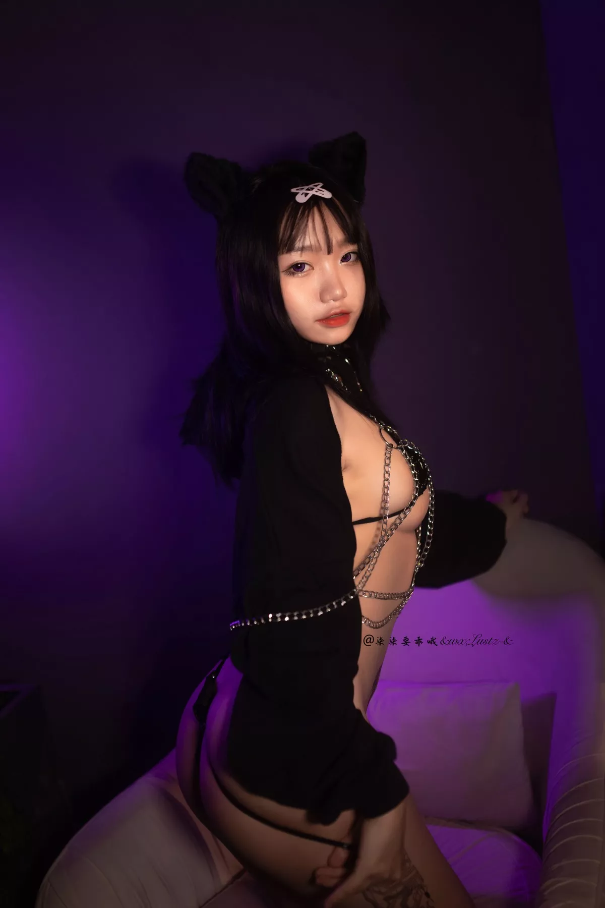 女神Cosplay 风格密拍 柒柒要乖哦 魅魔出差