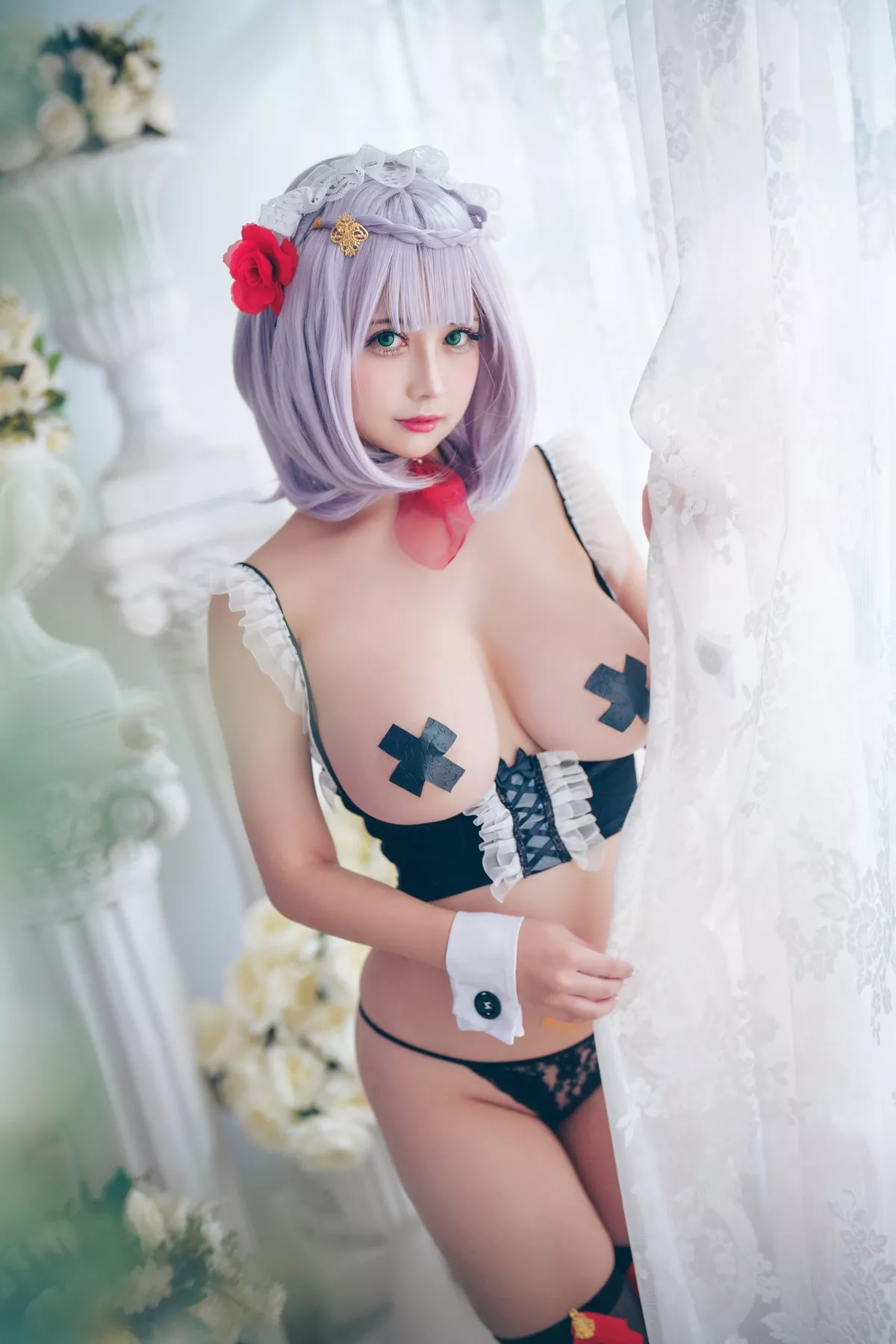 尤物Cosplay 妩媚密拍 �_田�C花 Rinka Noelle Lingerie