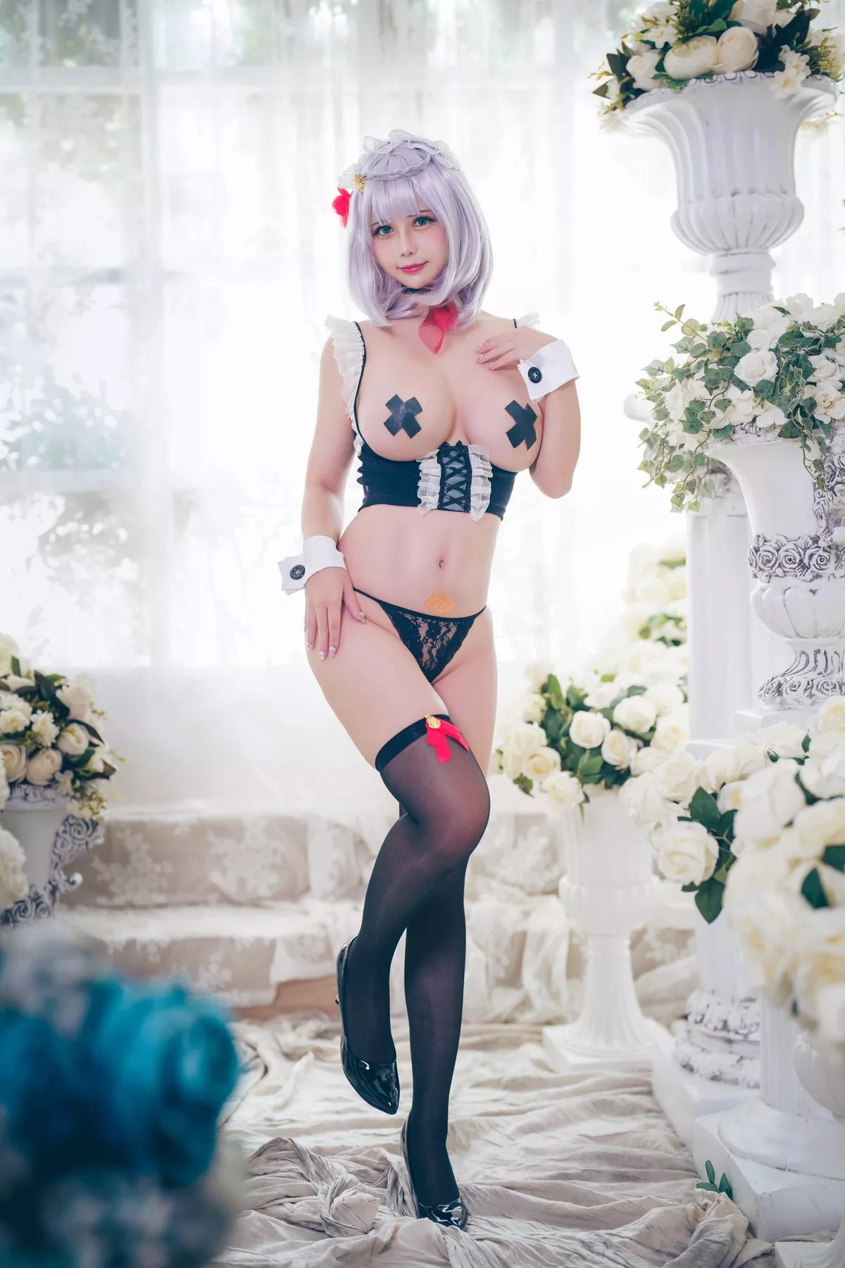 尤物Cosplay 妩媚密拍 �_田�C花 Rinka Noelle Lingerie