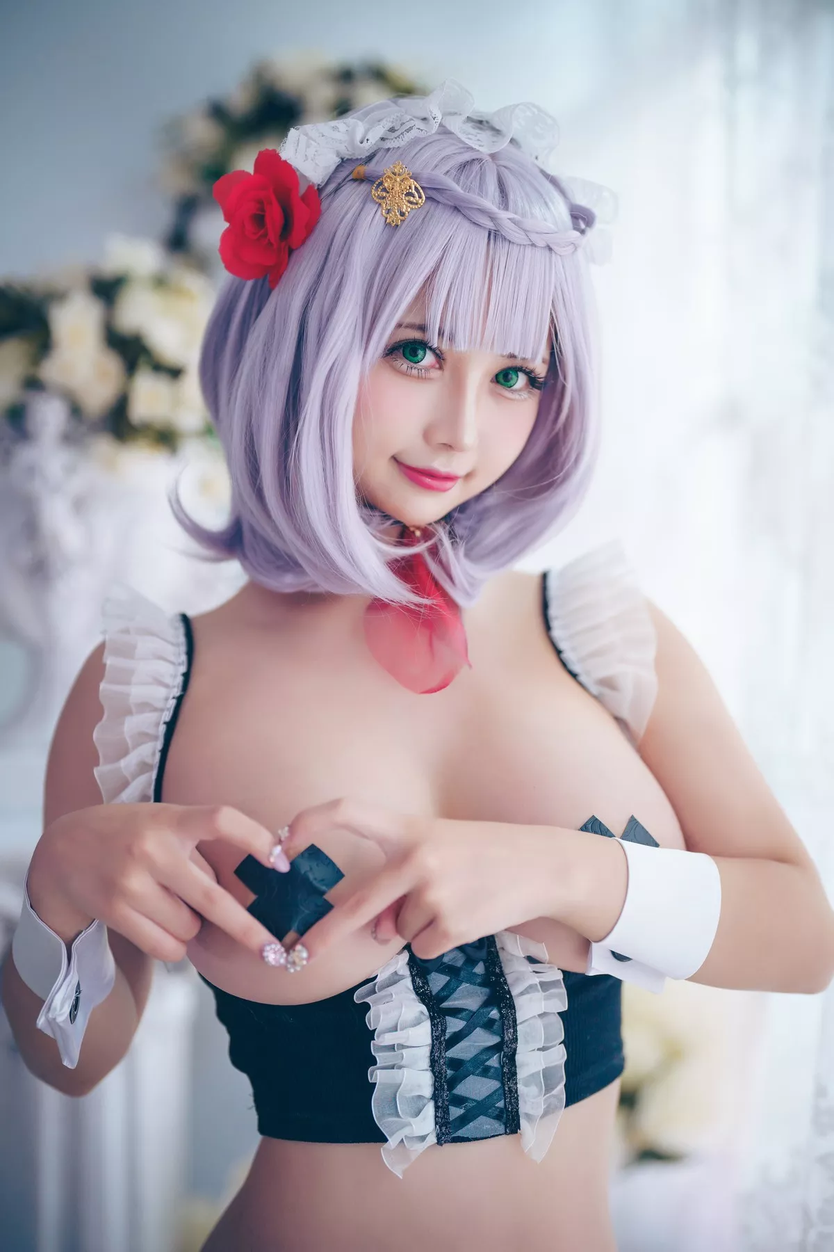 尤物Cosplay 妩媚密拍 �_田�C花 Rinka Noelle Lingerie