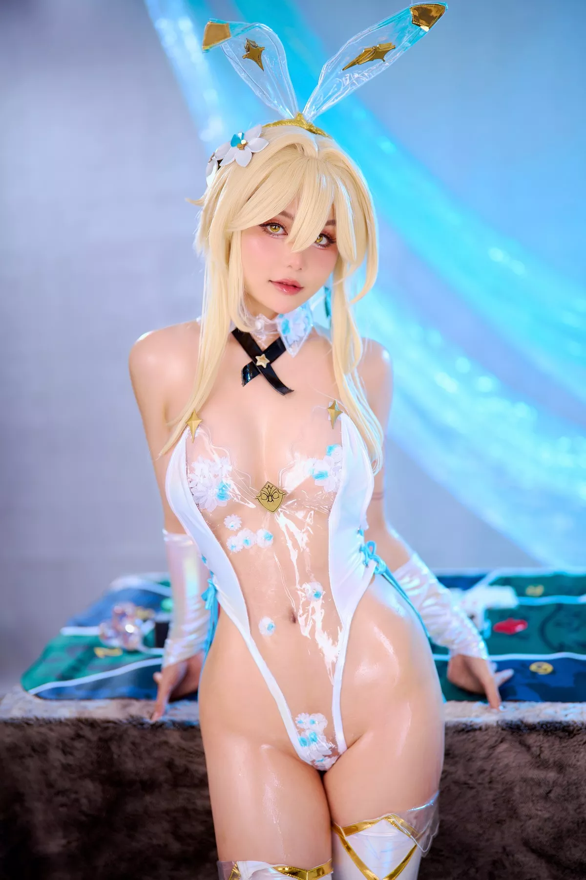 尤物Cosplay 魅魔私摄 JoyceLin Lumine Bunny