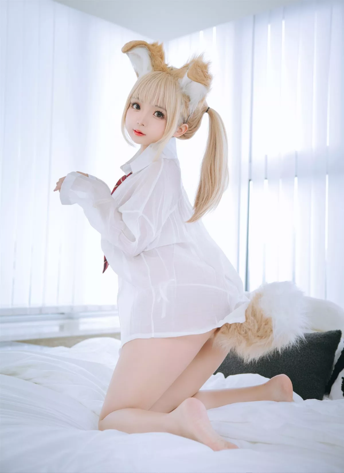丽人Cosplay 日奈娇 衬衣小狗 全集修正