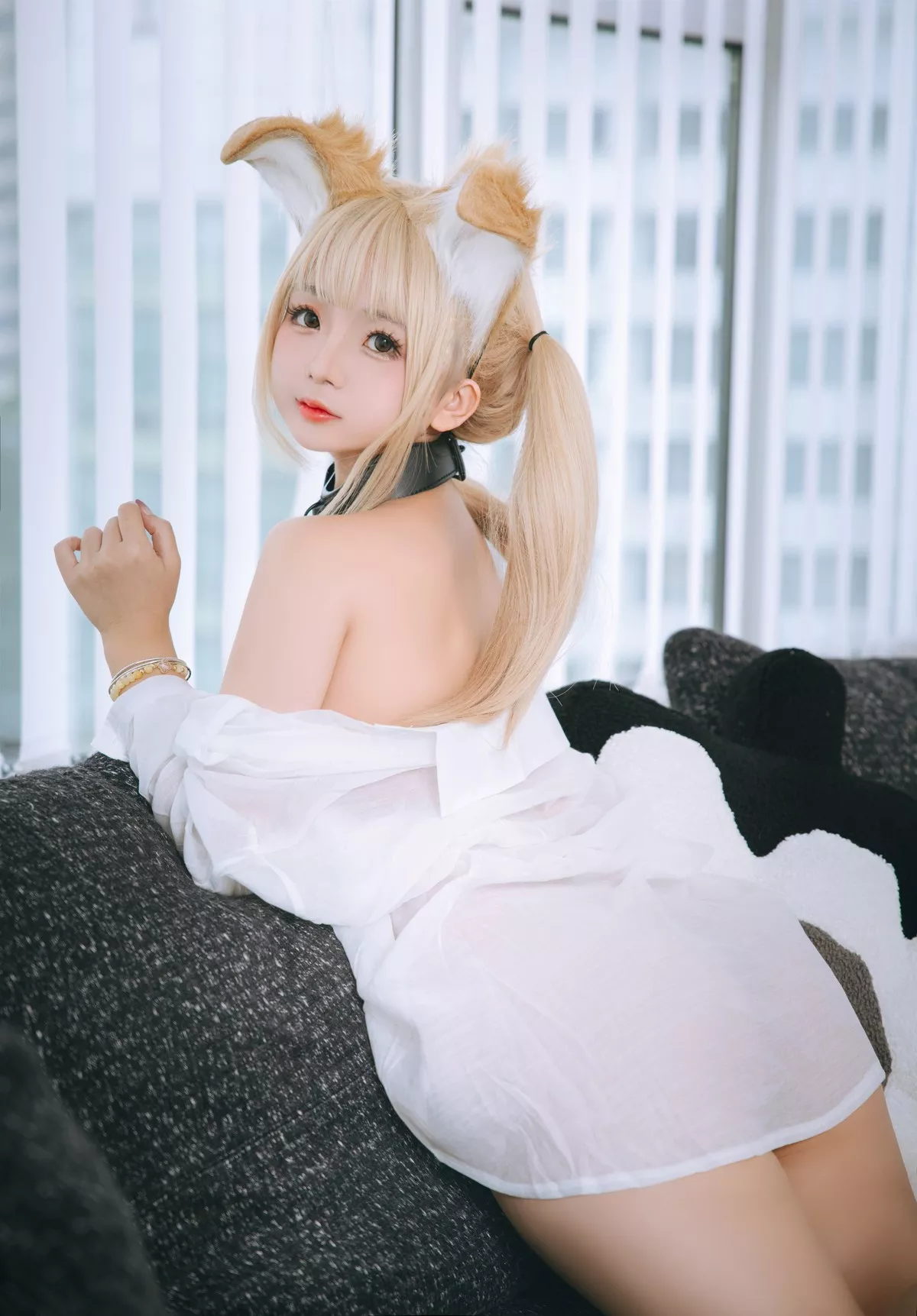 丽人Cosplay 日奈娇 衬衣小狗 全集修正