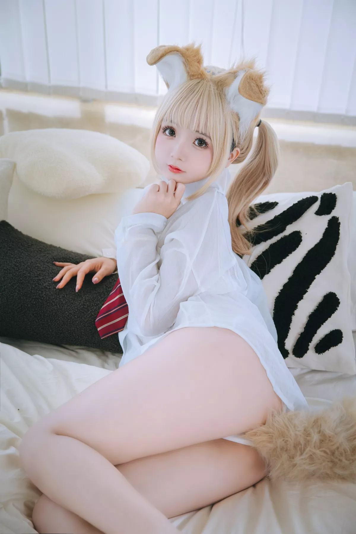 丽人Cosplay 日奈娇 衬衣小狗 全集修正