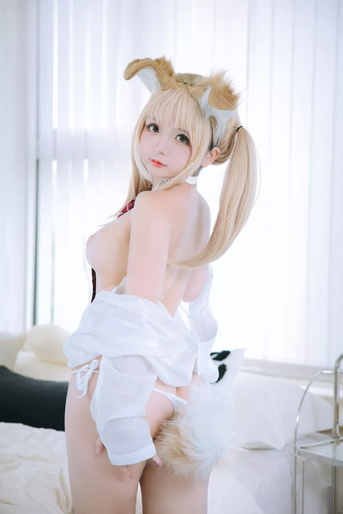 丽人Cosplay 日奈娇 衬衣小狗 全集修正