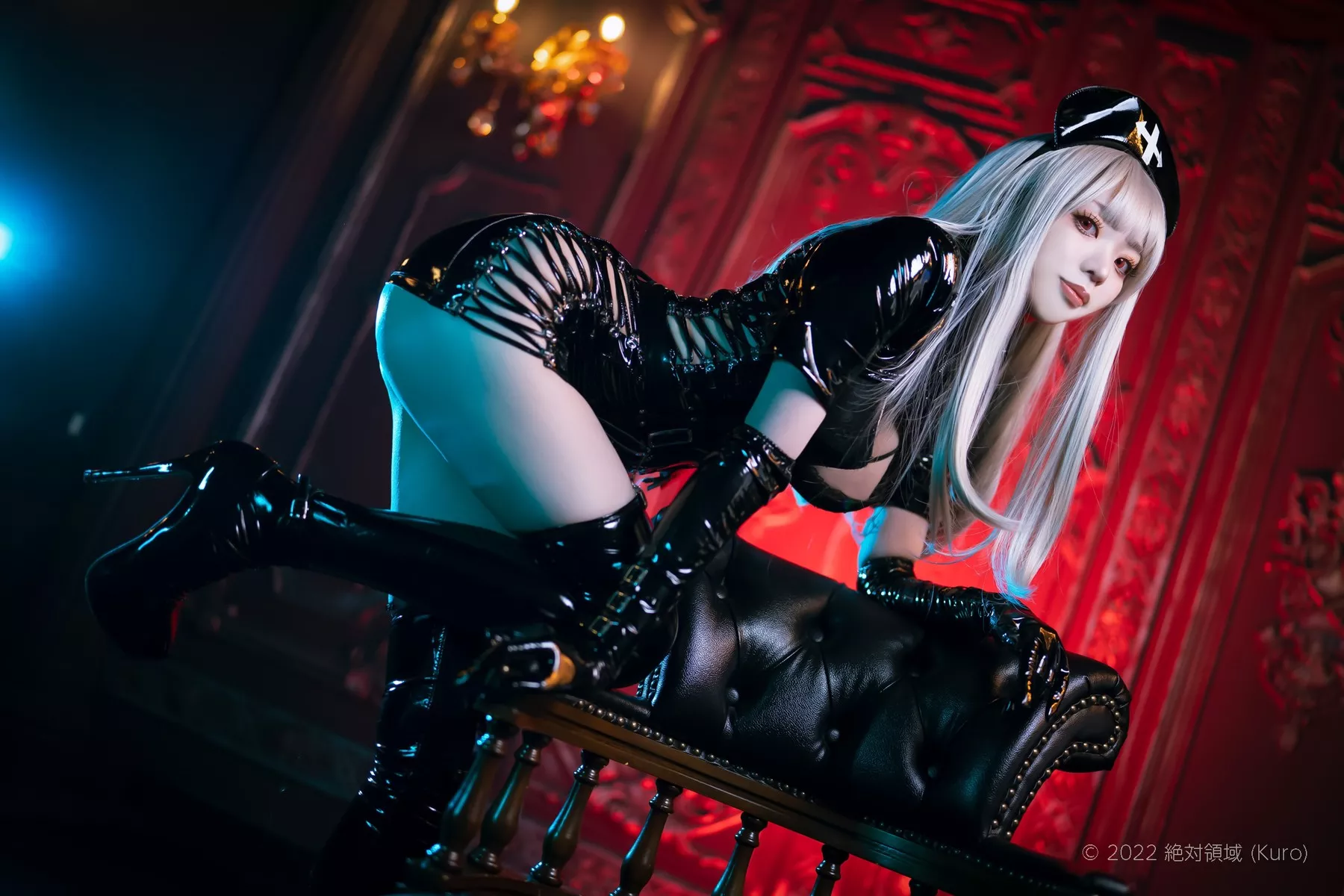尤物Cosplay 迷惑私房 ZettaiRyouiki Kuro くろ Black Enamel Nurse 全集修正