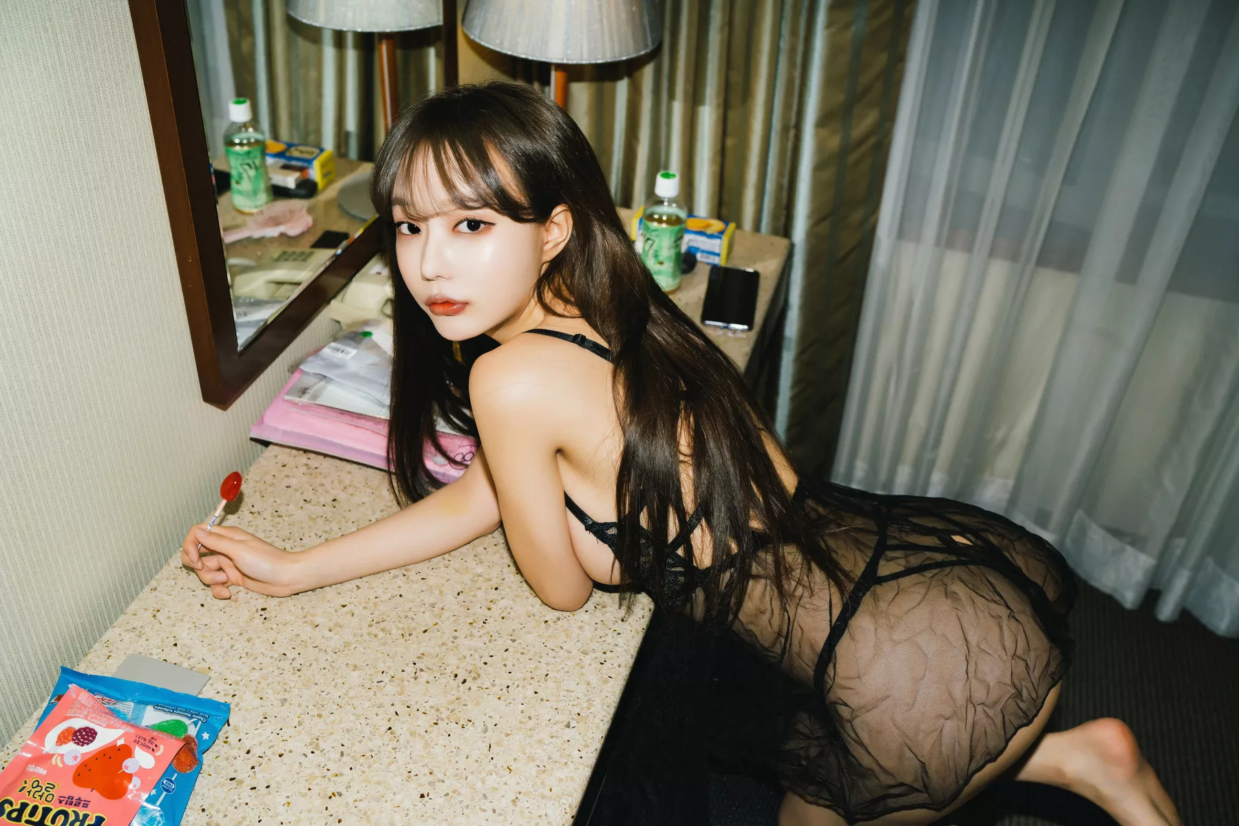 Jucy【Moon Night Snap 月夜快照】 高丽艳模艺术图 Candy Girl 全集修正