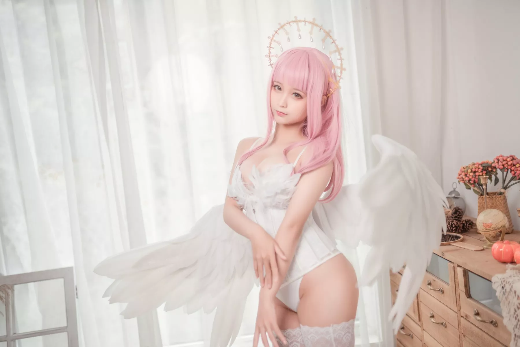 丽人Cosplay 蠢沫沫 Chunmomo 沫沫真爱版 天使本 光天使