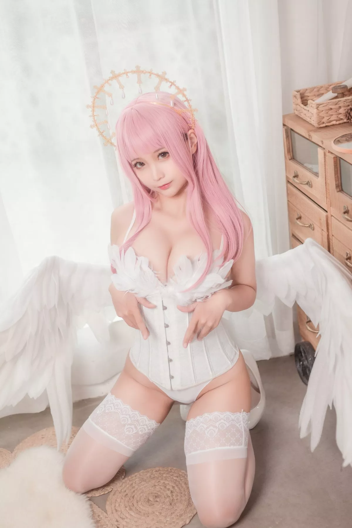 丽人Cosplay 蠢沫沫 Chunmomo 沫沫真爱版 天使本 光天使