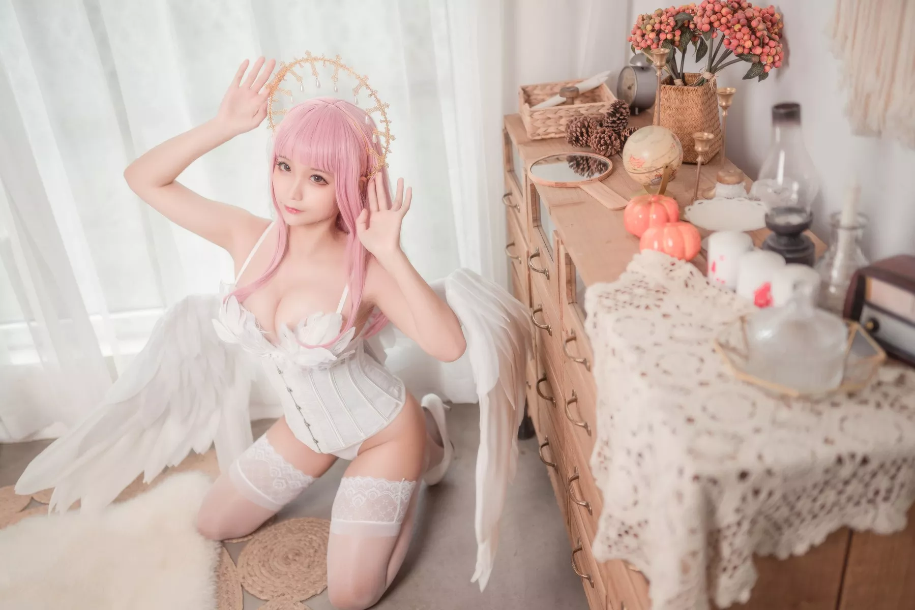丽人Cosplay 蠢沫沫 Chunmomo 沫沫真爱版 天使本 光天使