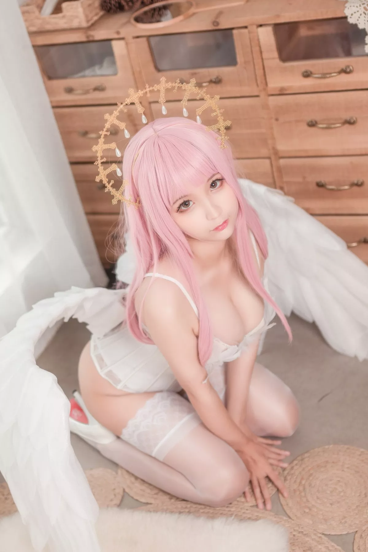 丽人Cosplay 蠢沫沫 Chunmomo 沫沫真爱版 天使本 光天使