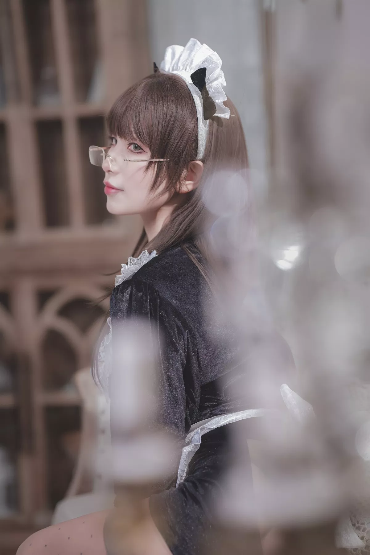 仙女Cosplay 风情私摄 薇薇 weiwei 丝绒 佣人