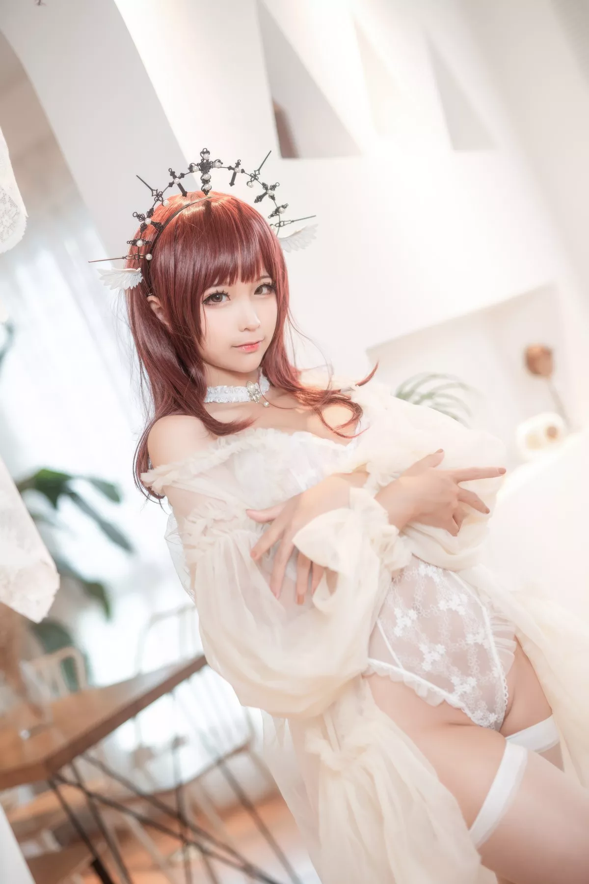 美女Cosplay 蠢沫沫 Chunmomo 沫沫真爱版 天使本 火天使