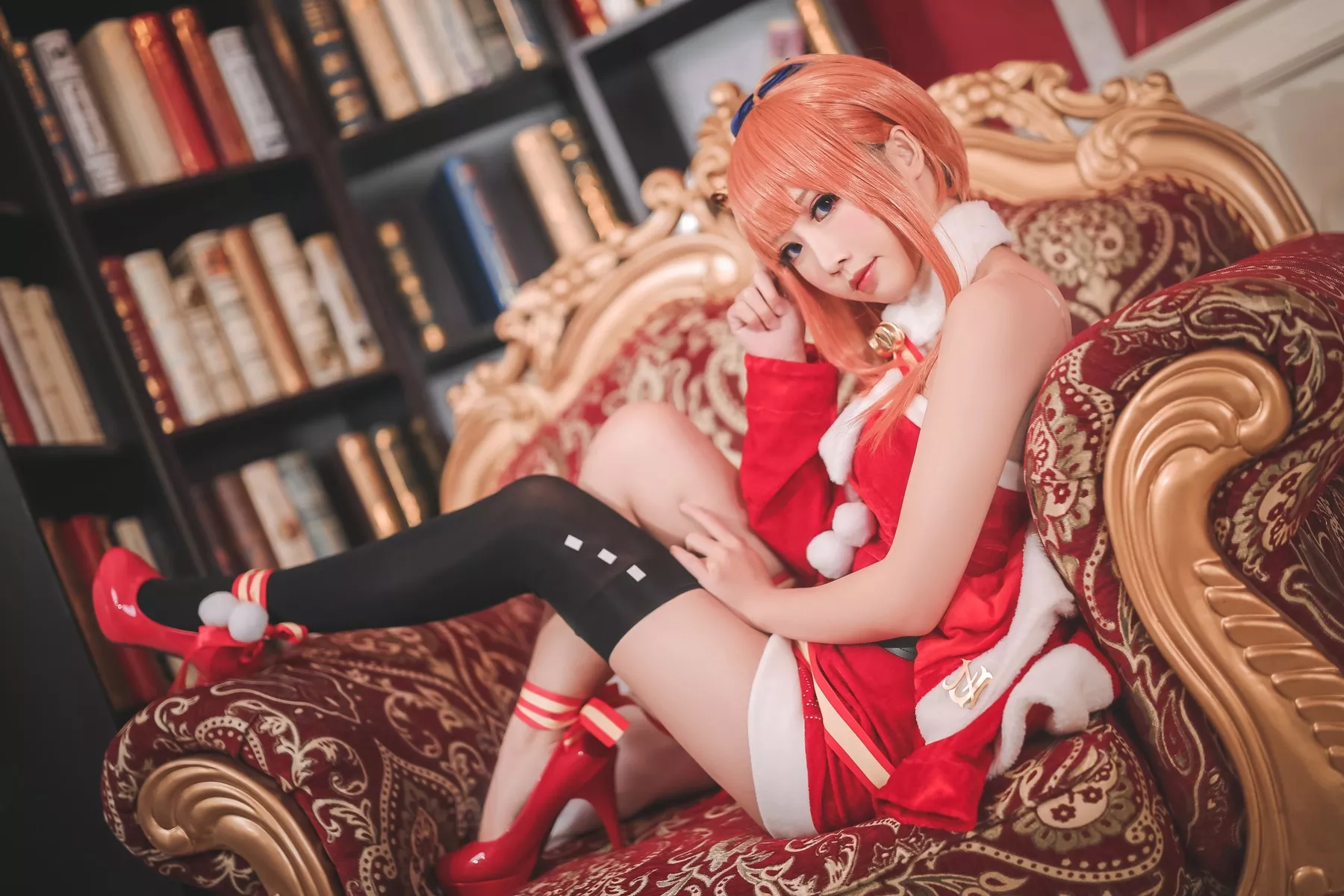 美女Cosplay 妩媚私摄 面饼仙儿 FAL圣诞