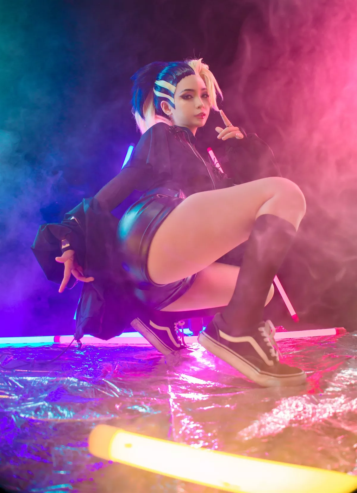 美人Cosplay 风情密拍 Umeko.J Akali The Baddest