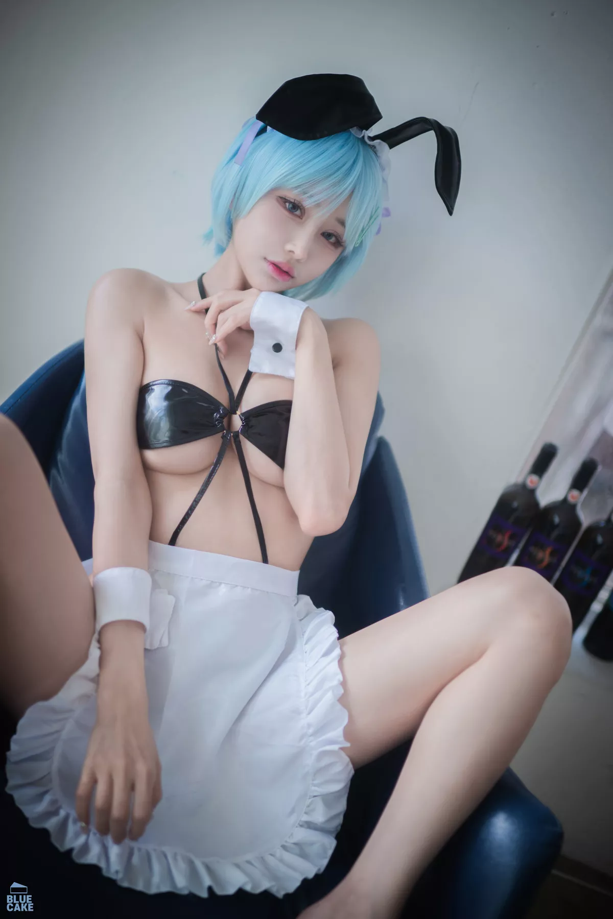 YeonYu【【BLUECAKE 蓝色蛋糕】 高丽美模高清写真照片  高丽丽人写真 No.2 MY MASTER Maid (RED.Ver)(72P)