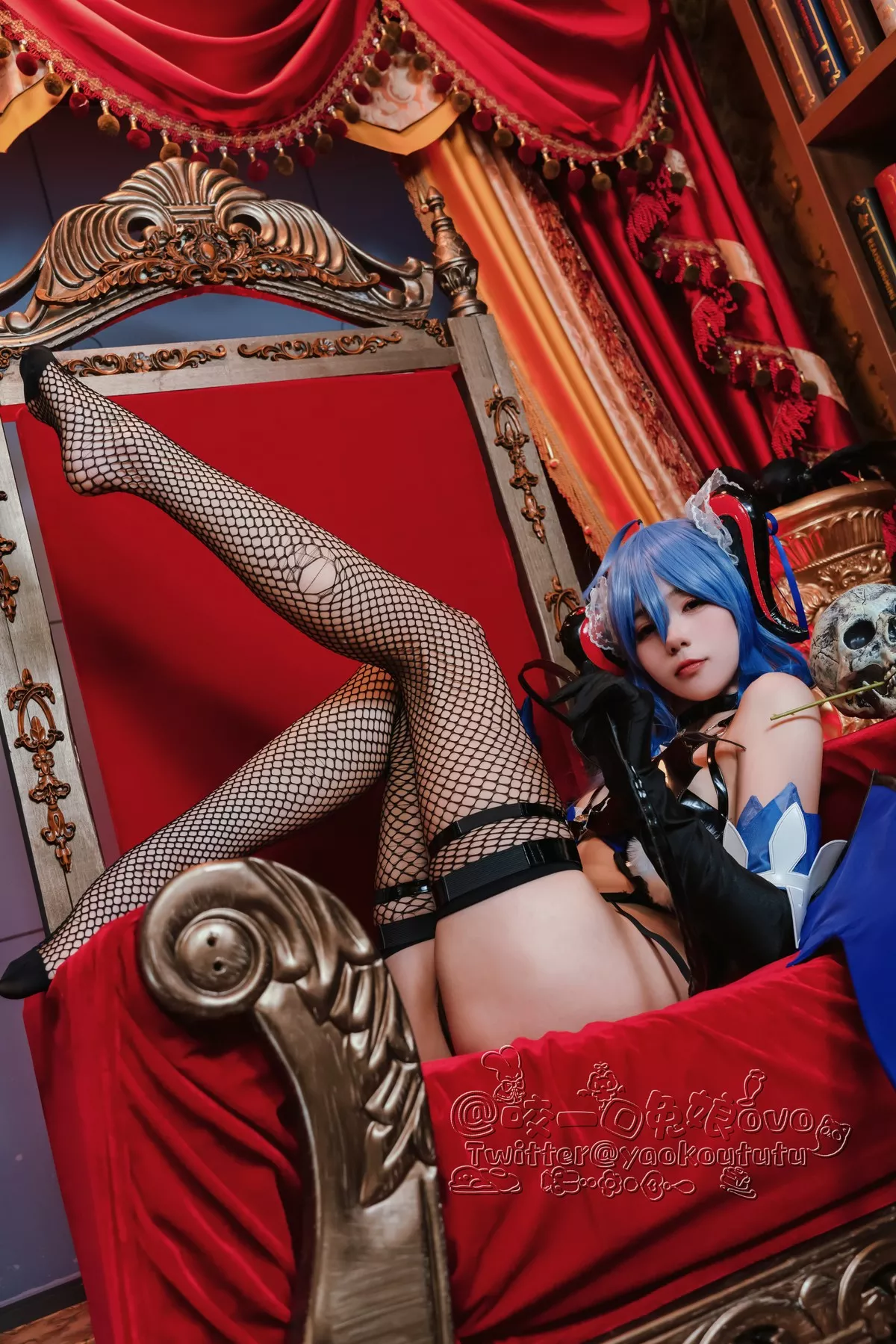 美人Cosplay 撩人私摄 黏黏团子兔 甘雨 魅魔