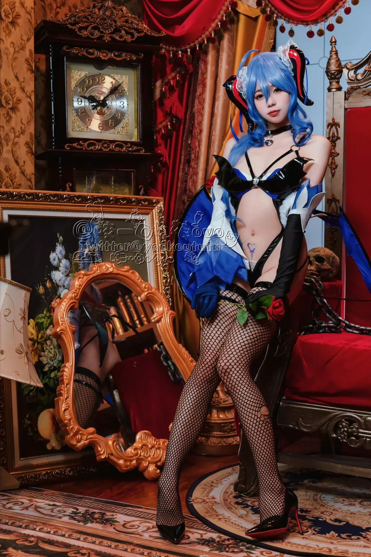 美人Cosplay 撩人私摄 黏黏团子兔 甘雨 魅魔