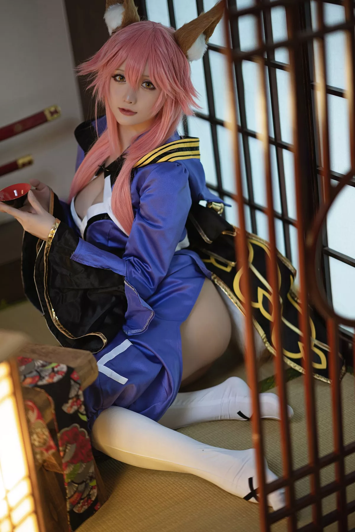 美人Cosplay 星之迟迟 Hoshilily 玉藻前 忠犬蓄势待发