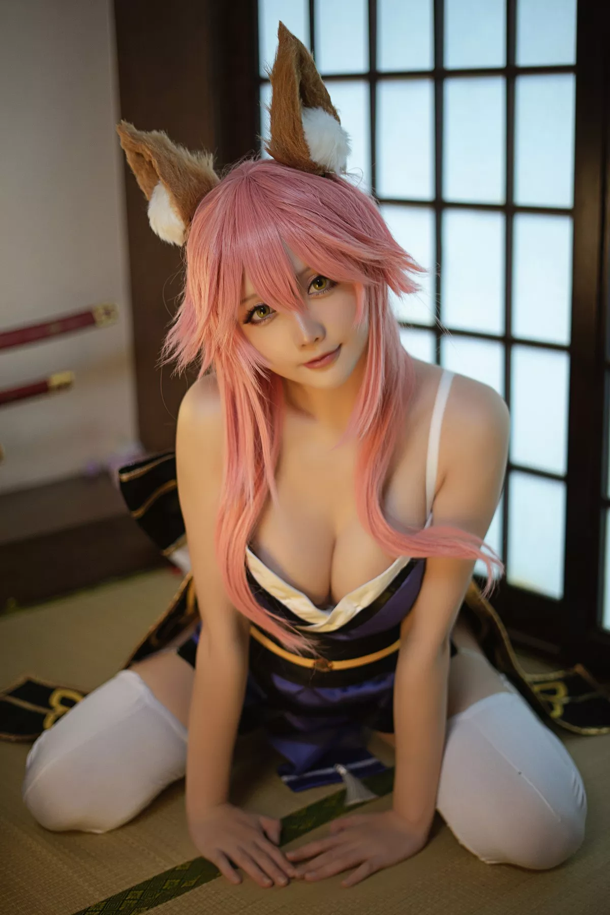 美人Cosplay 星之迟迟 Hoshilily 玉藻前 忠犬蓄势待发