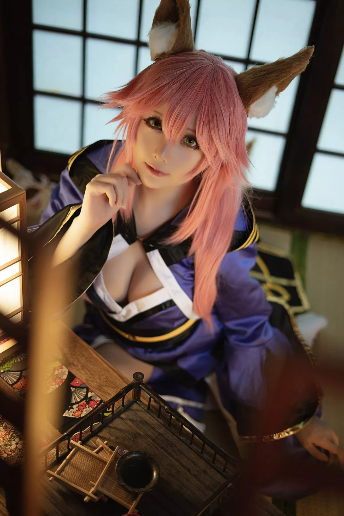美人Cosplay 星之迟迟 Hoshilily 玉藻前 忠犬蓄势待发