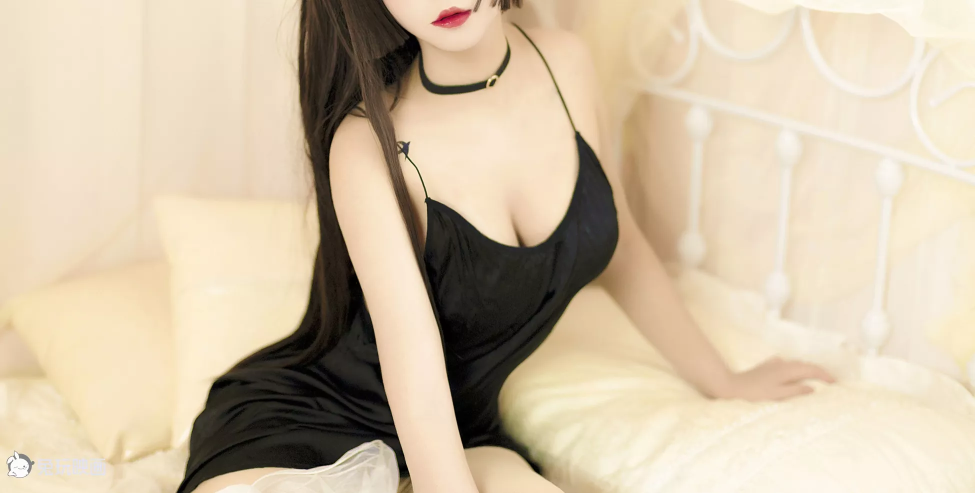 佳人Cosplay 迷人私房 兔玩映画 黑睡衣