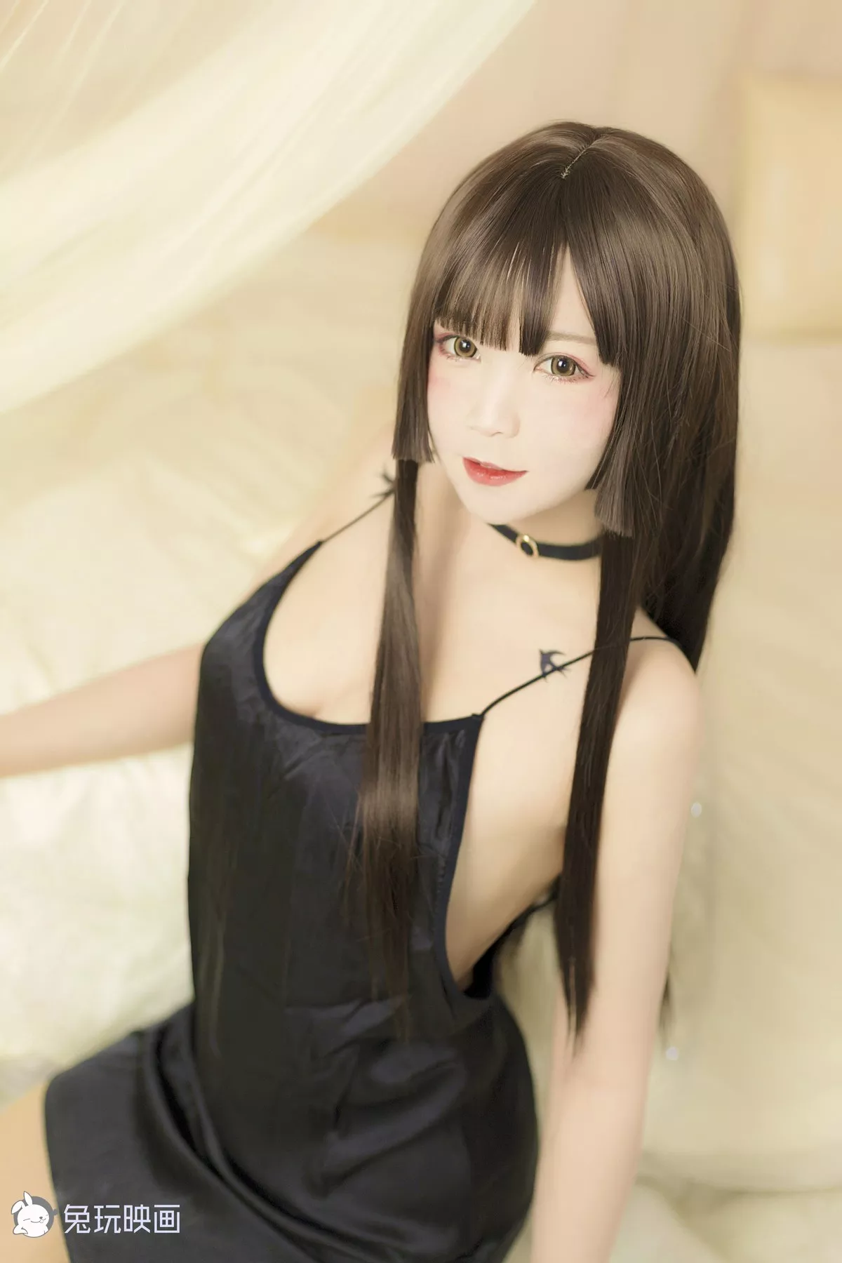 佳人Cosplay 迷人私房 兔玩映画 黑睡衣