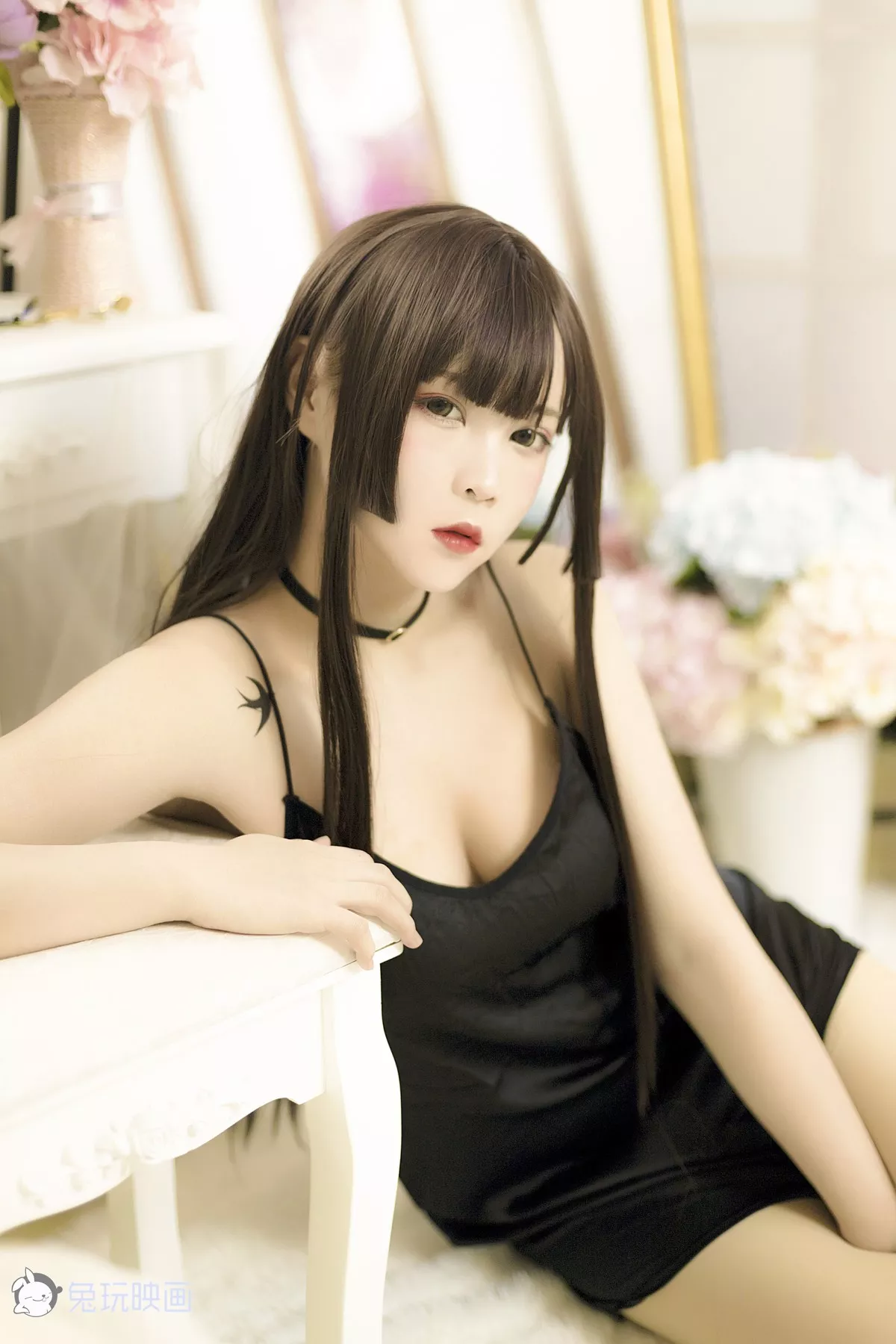 佳人Cosplay 迷人私房 兔玩映画 黑睡衣